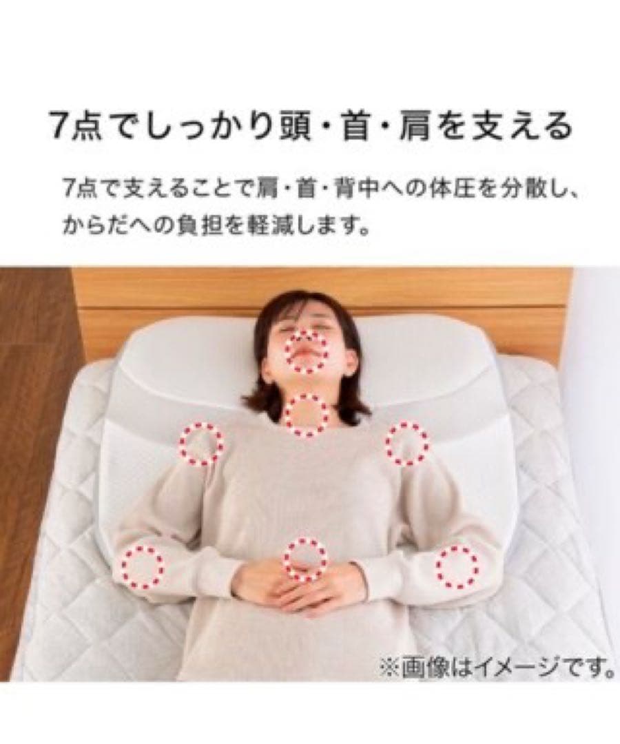 美品＊《ニトリ》肩・首・背中も支える枕