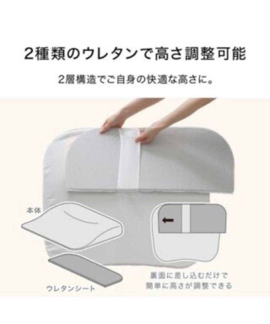 美品＊《ニトリ》肩・首・背中も支える枕