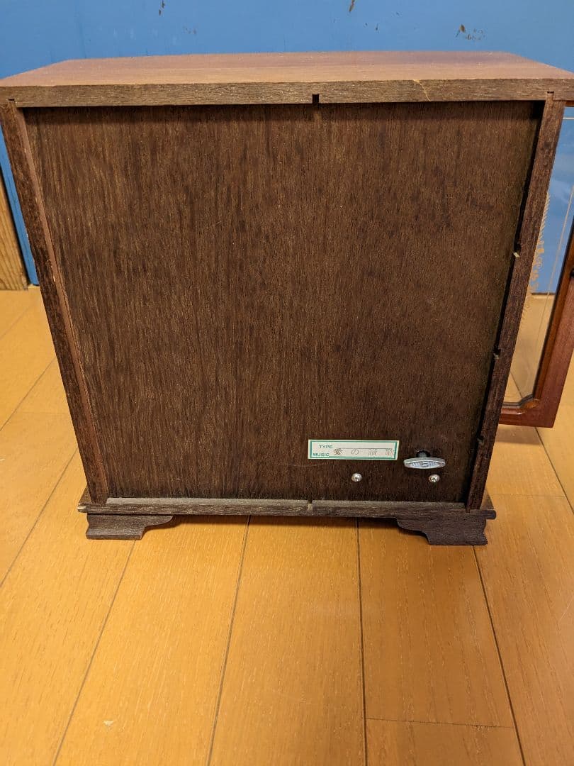 昭和レトロジュエリーボックスオルゴール愛の讃歌