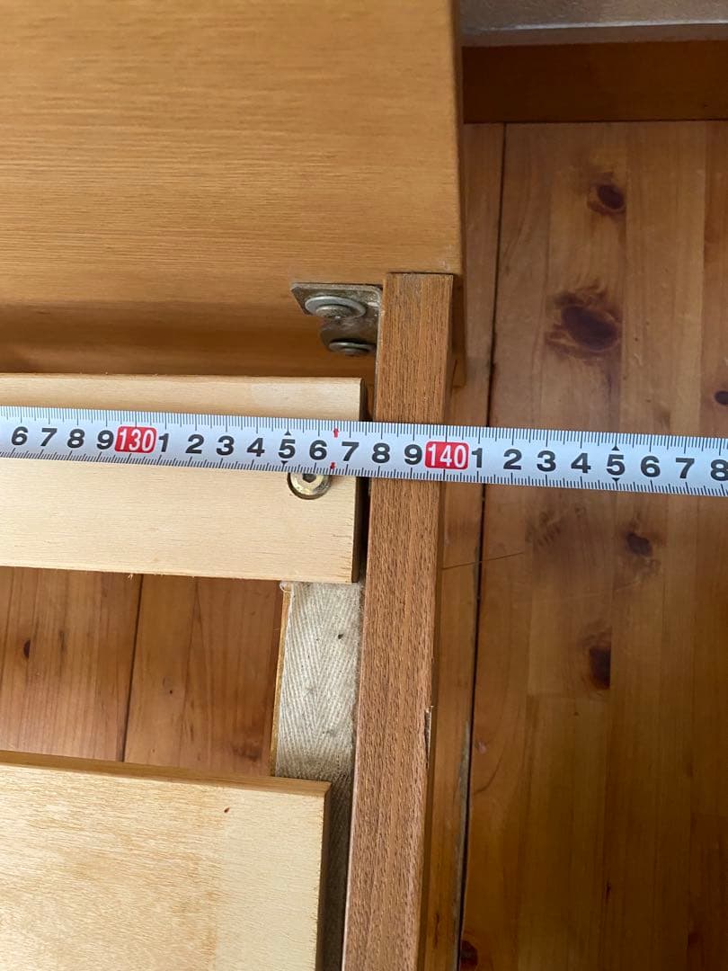 [引き取り限定] 木製 すのこＷベッド 約200cm x 約140cm