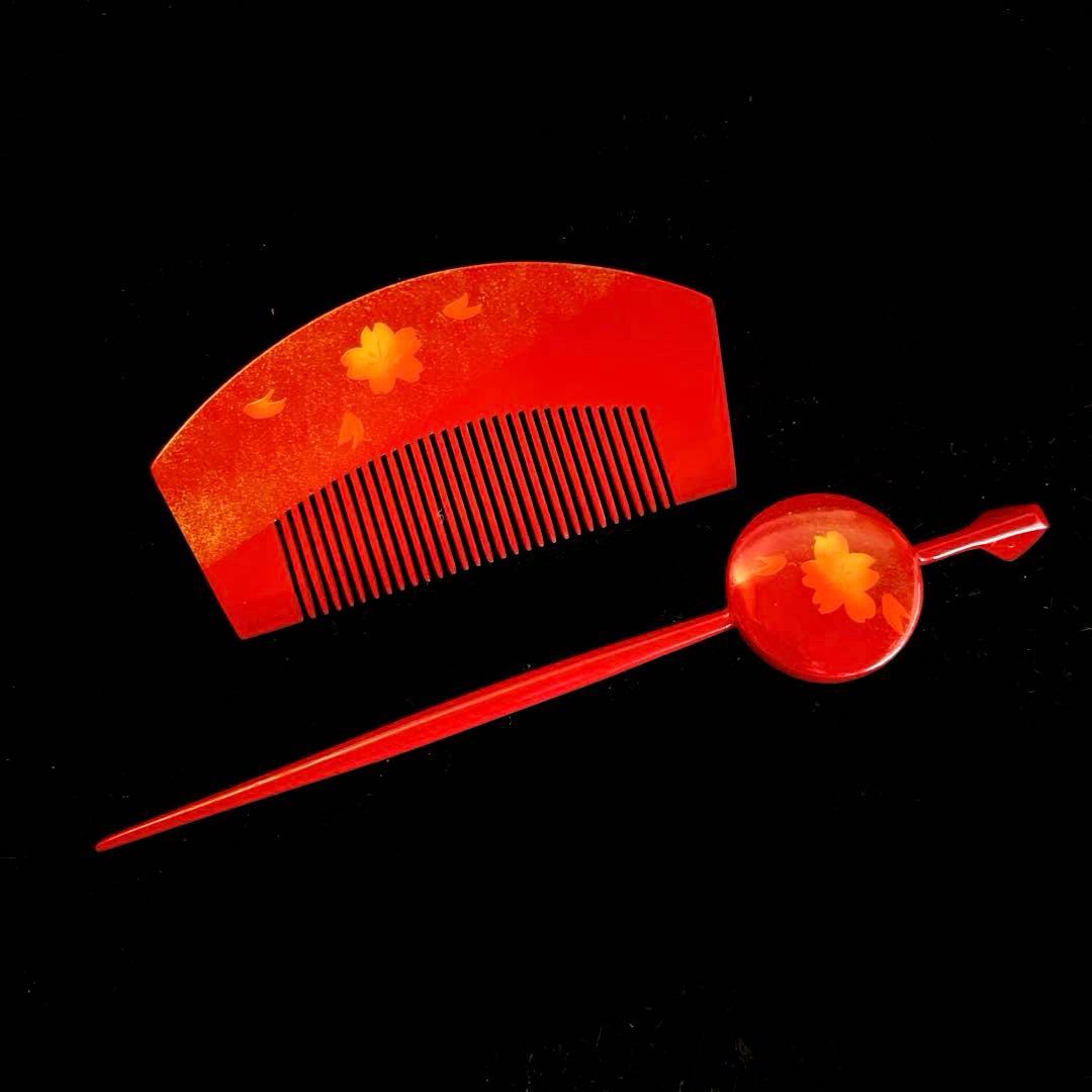 専用です。 日本髪 髪飾り 七五三(7歳) (紅白・桜)