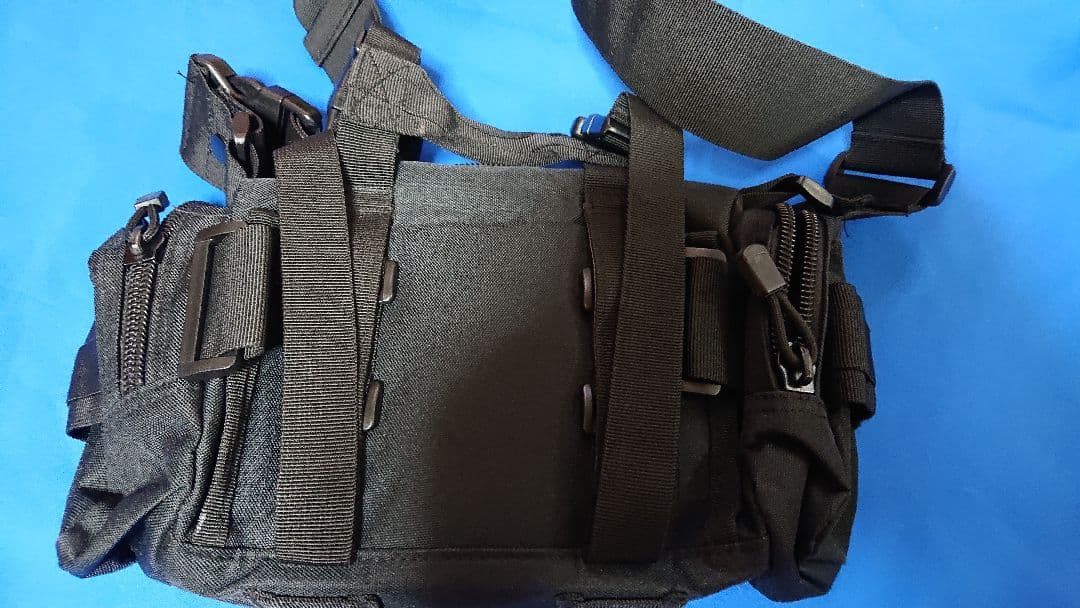 モールシステム搭載オリジナルバッグセット(色は全てブラック)