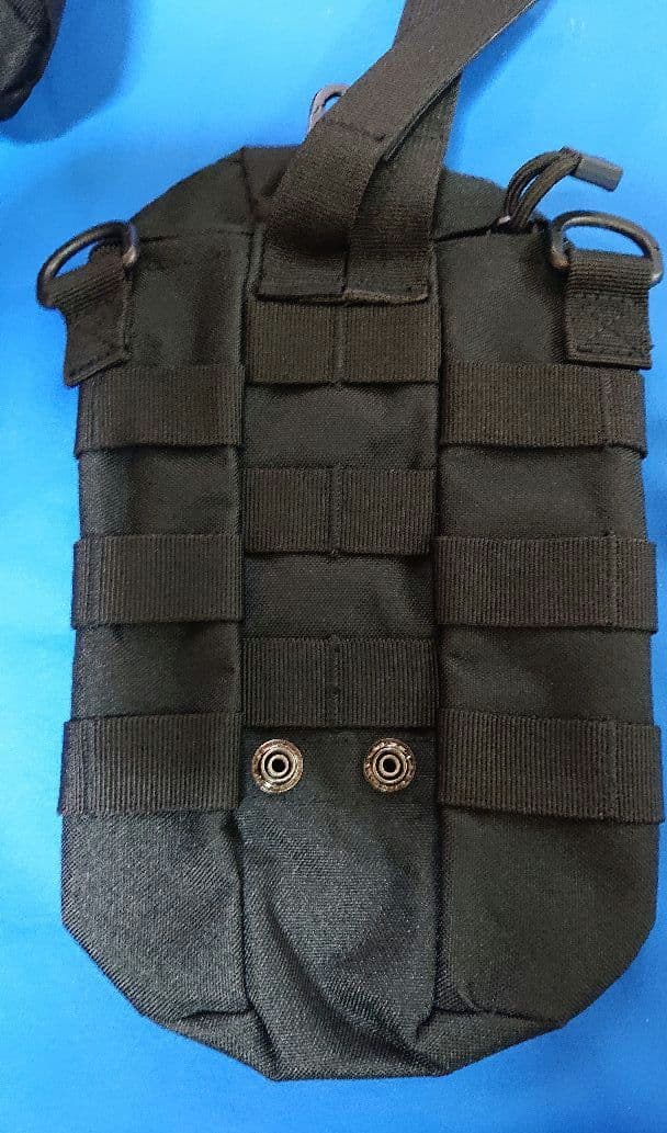 モールシステム搭載オリジナルバッグセット(色は全てブラック)