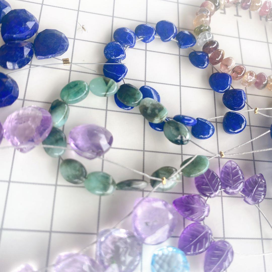 大特価天然石おすそ分け、エメラルド、カイヤナイト、ペリドット、ラピスラズリなど