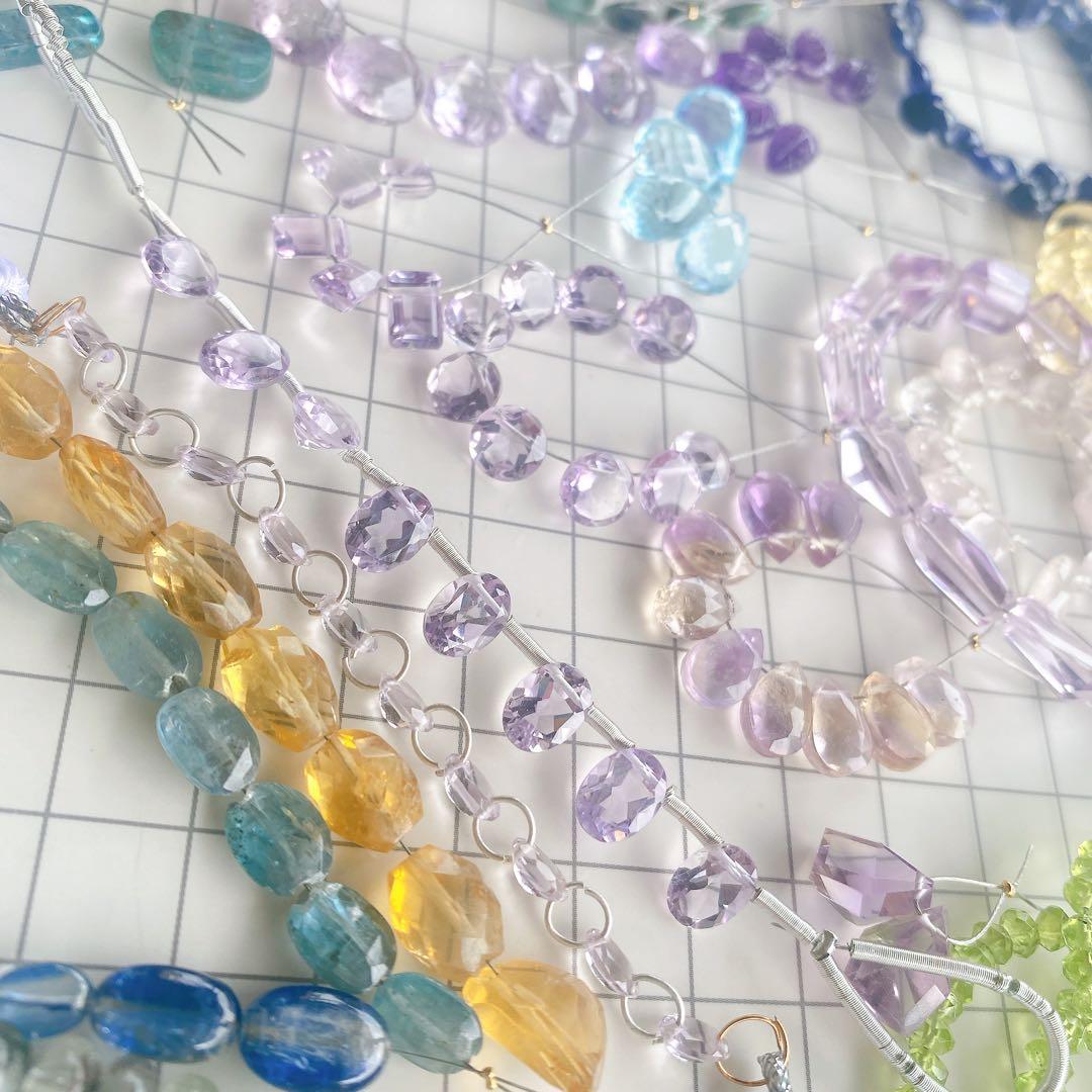 大特価天然石おすそ分け、エメラルド、カイヤナイト、ペリドット、ラピスラズリなど