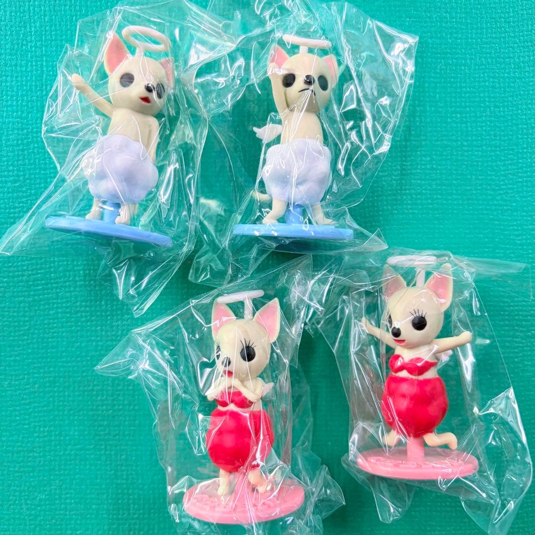 チワワワールド 犬 チワワ 天使 フィギュア マスコット 4種セット ㉑