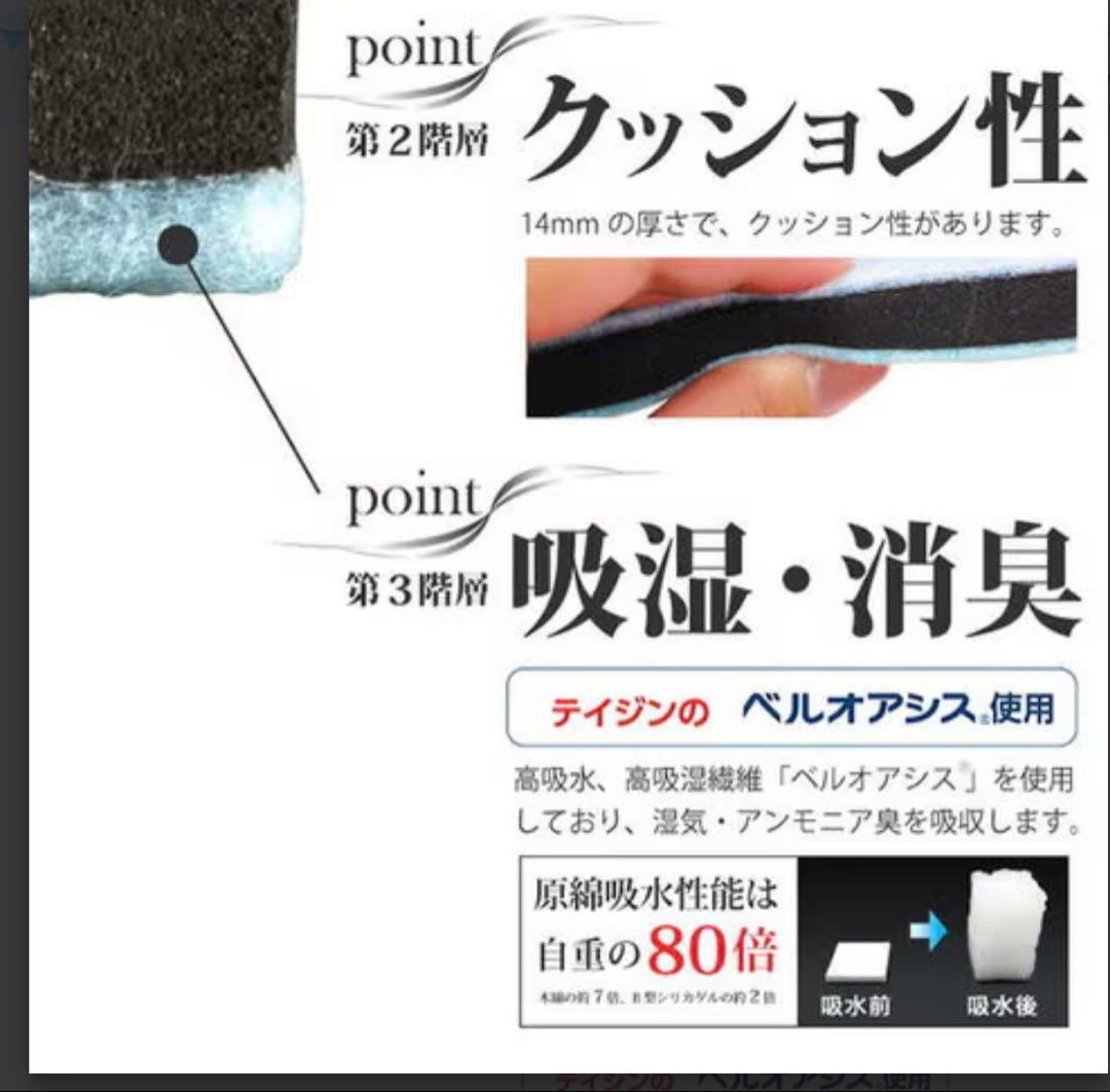 すのこ型吸湿マット エアジョブ　ダブルサイズ