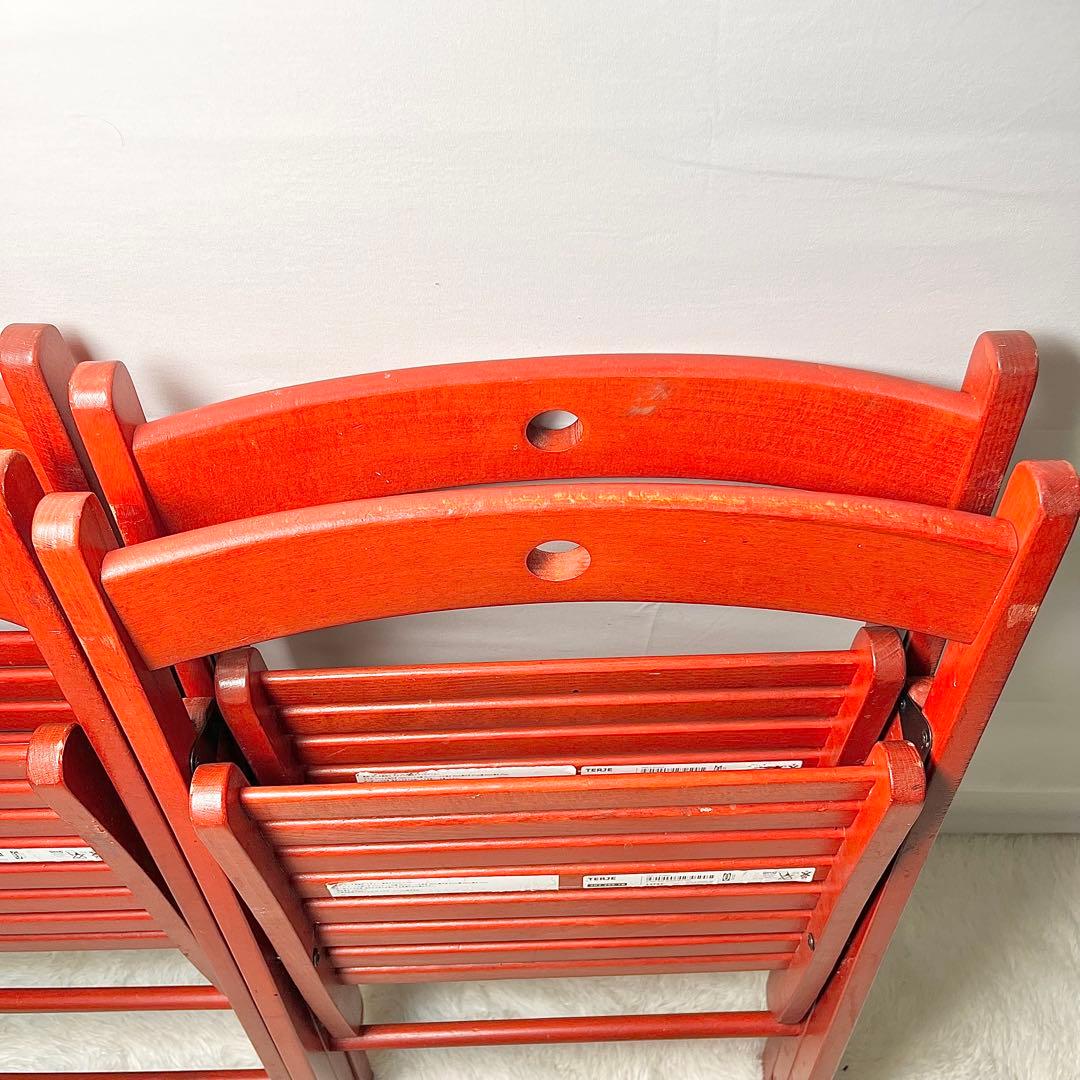 IKEA イケア TERJE テリエ 折りたたみチェア 4脚セット