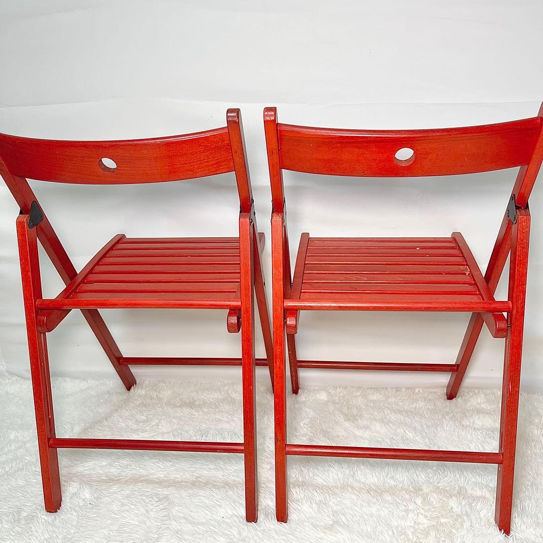 IKEA イケア TERJE テリエ 折りたたみチェア 4脚セット