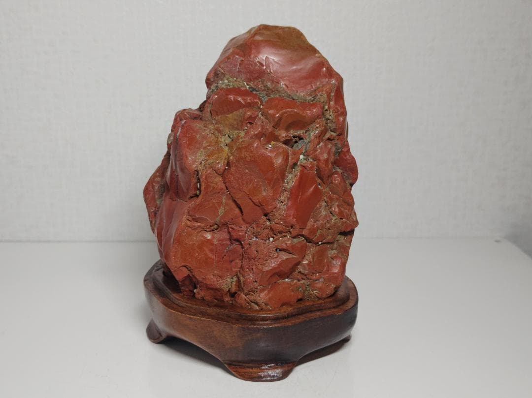 赤玉石 2.3kg 赤石 碧玉 原石 鑑賞石 自然石 誕生石 鉱物 鉱石 水石