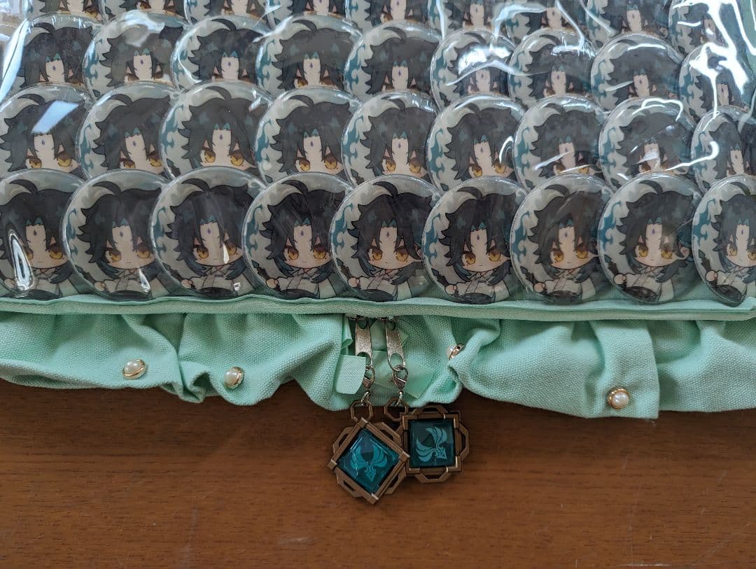 原神 魈 痛バ 痛バッグ アパレル購入特典缶バッジ 痛バック缶バッチ白