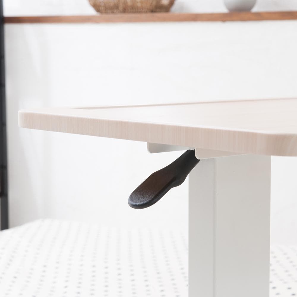 《新品・送料無料》ワンタッチで高さ調節可能◇ガス圧昇降テーブル/机