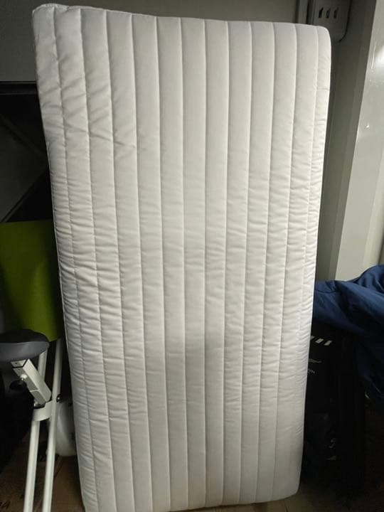 【直接引取可】無印良品　シングル脚付マットレス　ポケットコイル