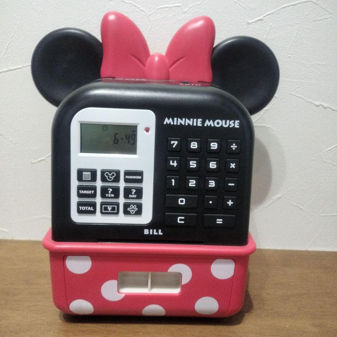 最終価格 ミニーマウス Minnie Mouse ATM貯金箱 - メルカリ