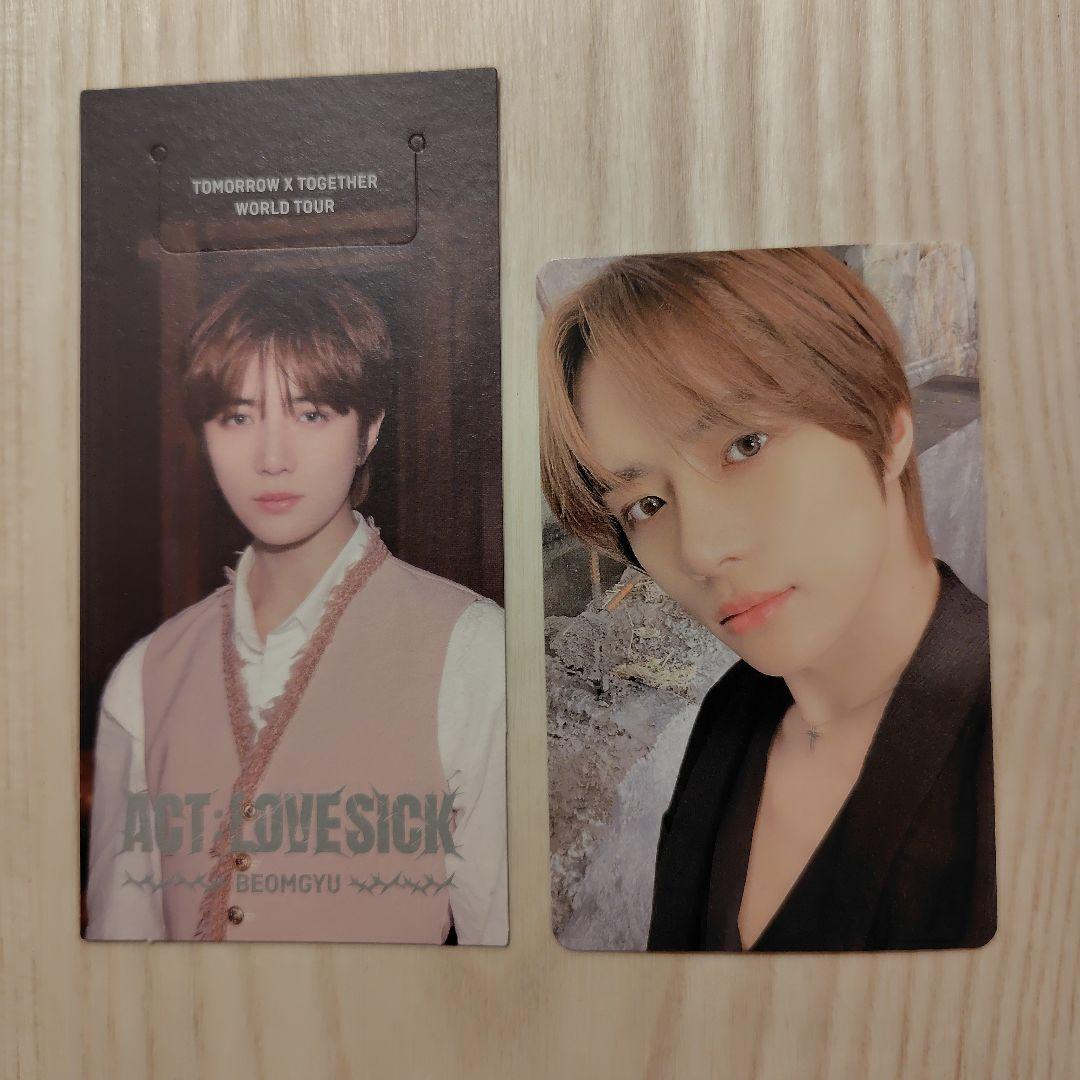 TXT ボムギュ ACT:LOVE SICK トレカ、ブックマーク - メルカリ