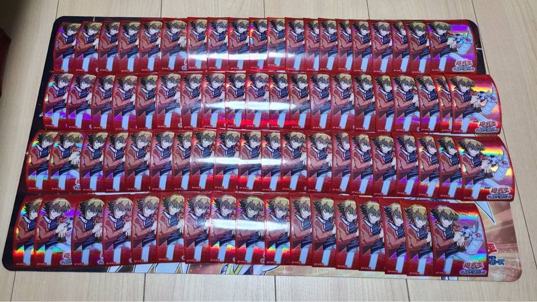 【傷みあり】遊戯王 遊城十代 スリーブ 77枚 ③