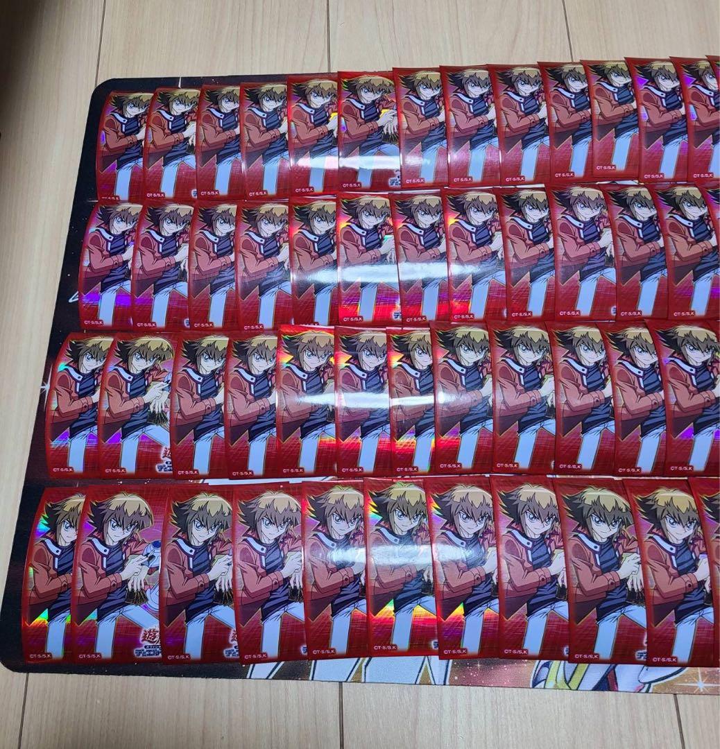 【傷みあり】遊戯王 遊城十代 スリーブ 77枚 ③