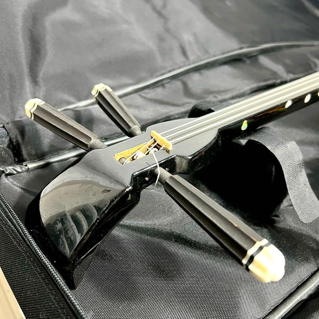 沖縄三線 三板 沖縄楽器セット 初心者 人工皮 ヘビ柄 和楽器 サンバ