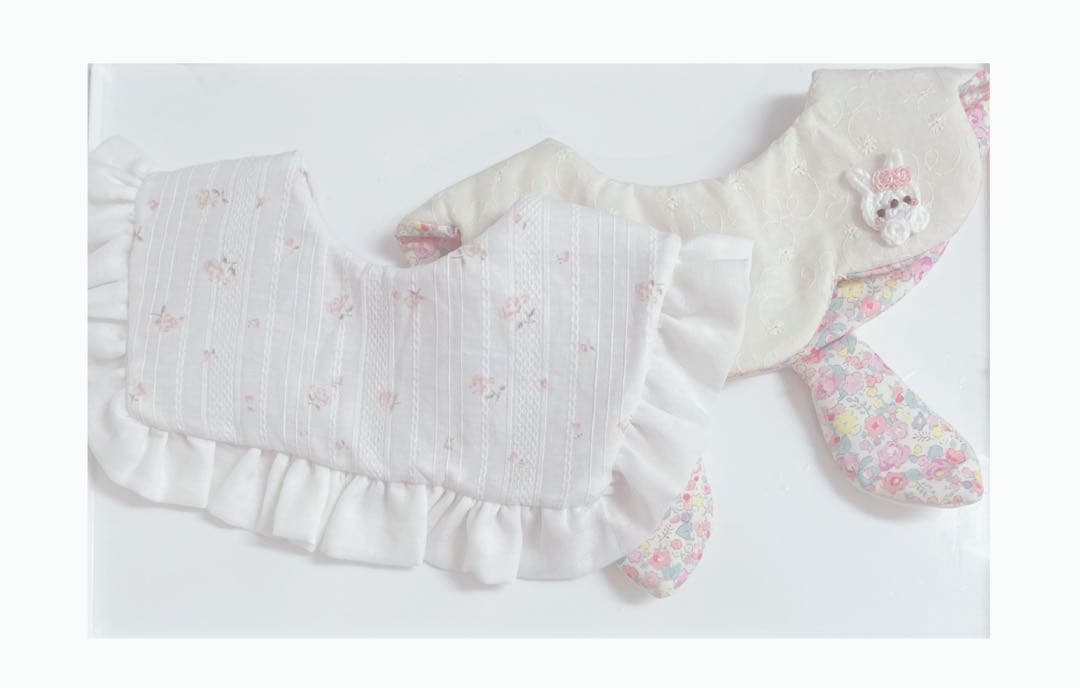 ハンドメイドスタイ　フリルセーラースタイ　ringocco様