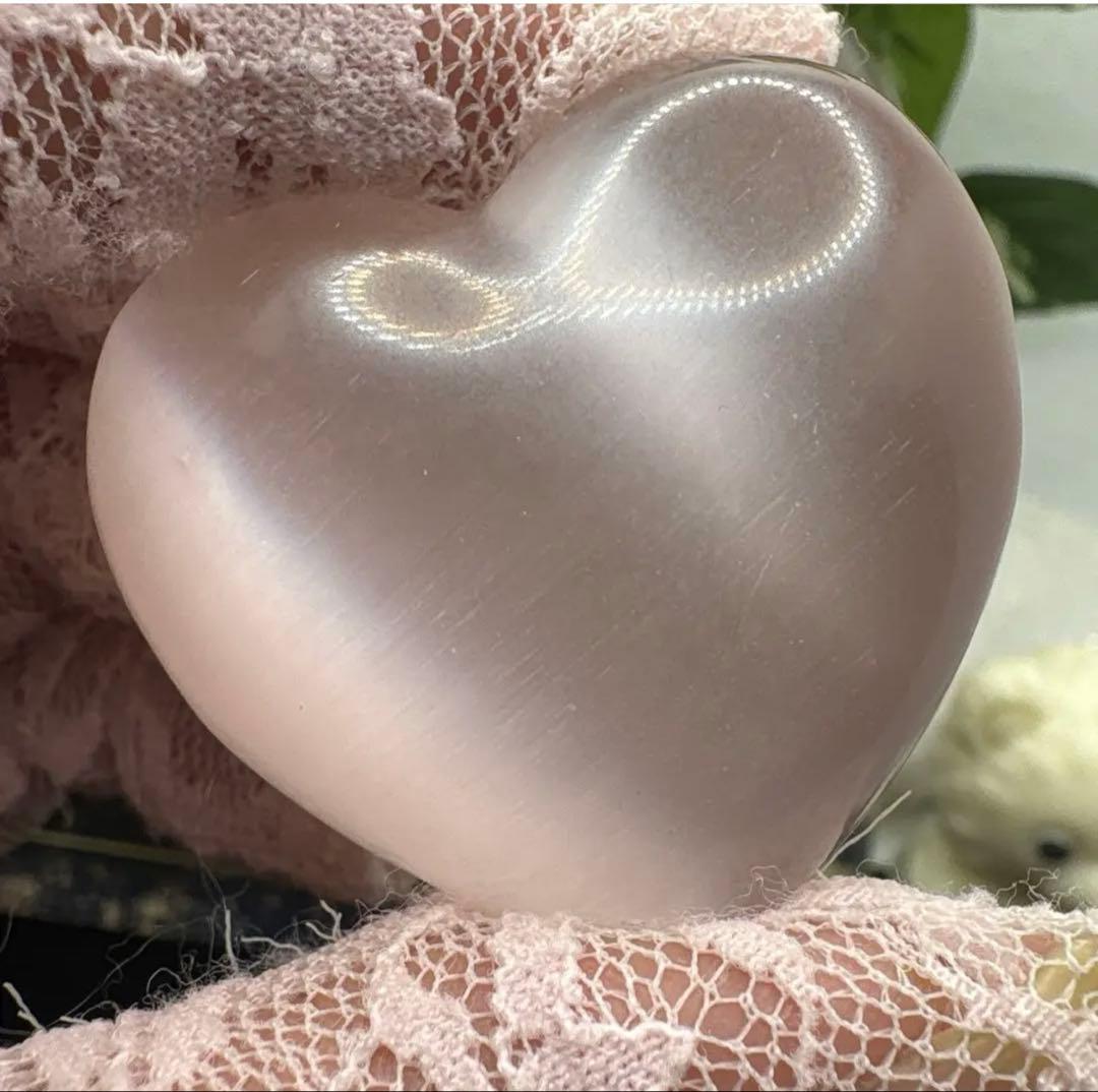 kei☆様ベビーピンクセレナイトハート♡♡No.1914