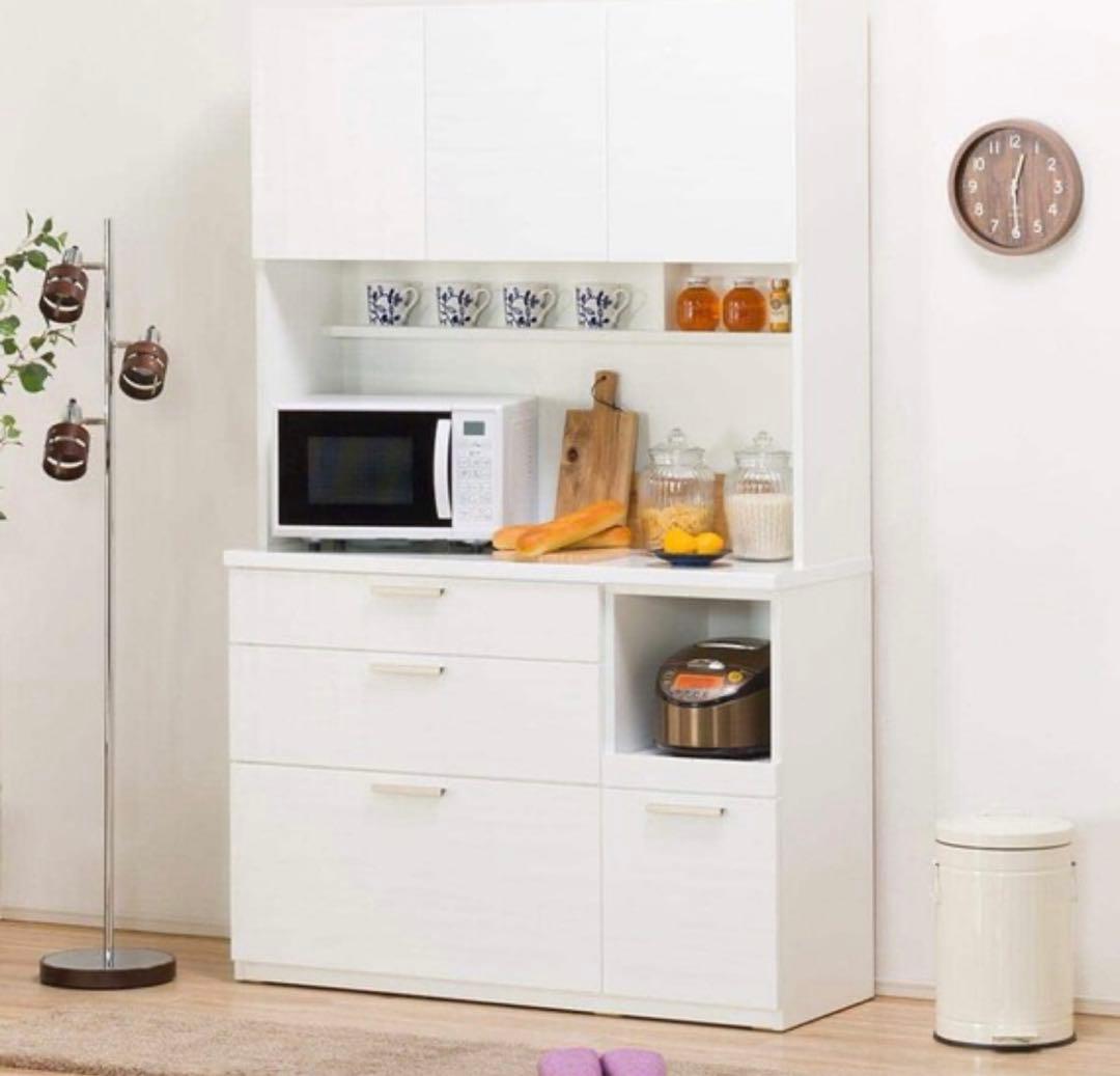 リビングハウス キッチンボード カップボード アクアキッチン 食器棚 C081