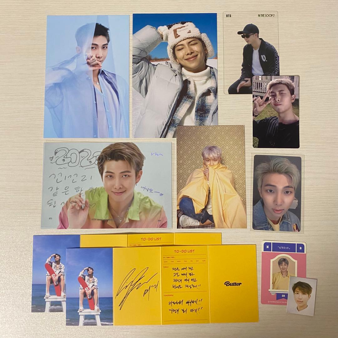BTS ナムジュン RM トレカ セット クリアファイル - メルカリ