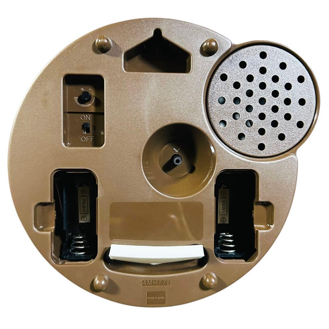 ピーターラビット メロディ掛時計 4MH776 振り子時計　からくり時計