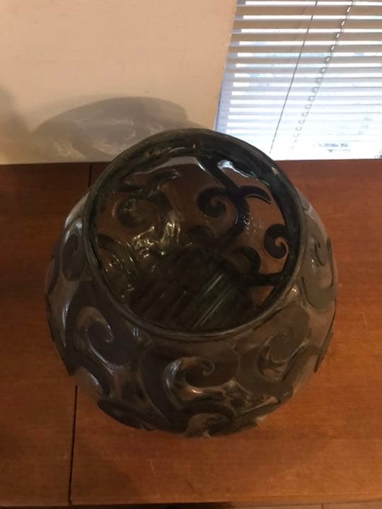 アンティーク　ガラス　照明