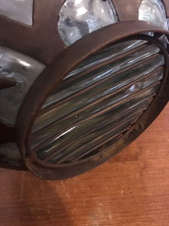 アンティーク　ガラス　照明