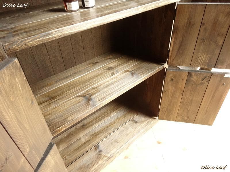 サイズ、デザインオーダー可●超ワイドキャビネット●エスプレッソ●受注製作