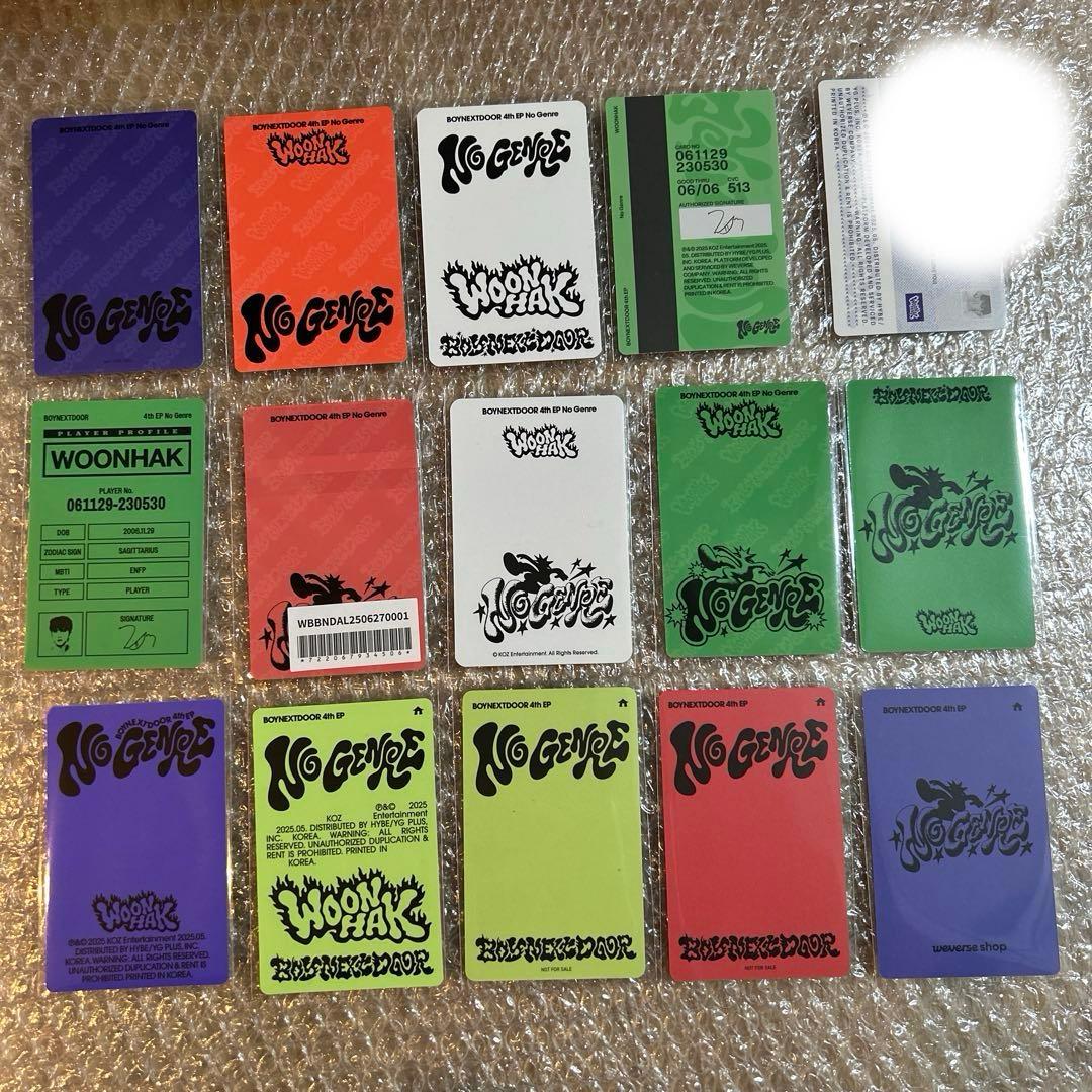 BOYNEXTDOOR ボネクド ウナク nogenre トレカ まとめ - メルカリ