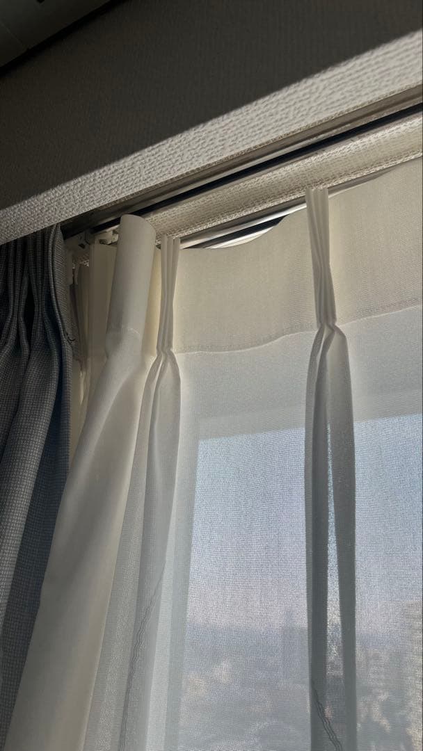 UNICO ウニコ　TUUVAドレープカーテン　同柄　2サイズセット　遮光