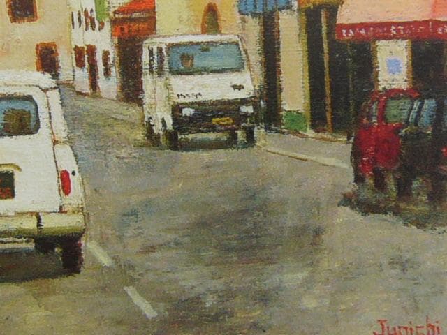 荒木淳一、【ナザレ】、希少な額装用画集画、新品高級額 額装付、状態良好