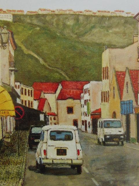 荒木淳一、【ナザレ】、希少な額装用画集画、新品高級額 額装付、状態良好