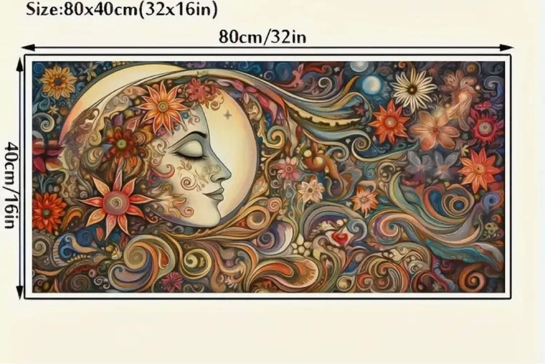 ☆ダイヤモンドアート☆完成品☆月