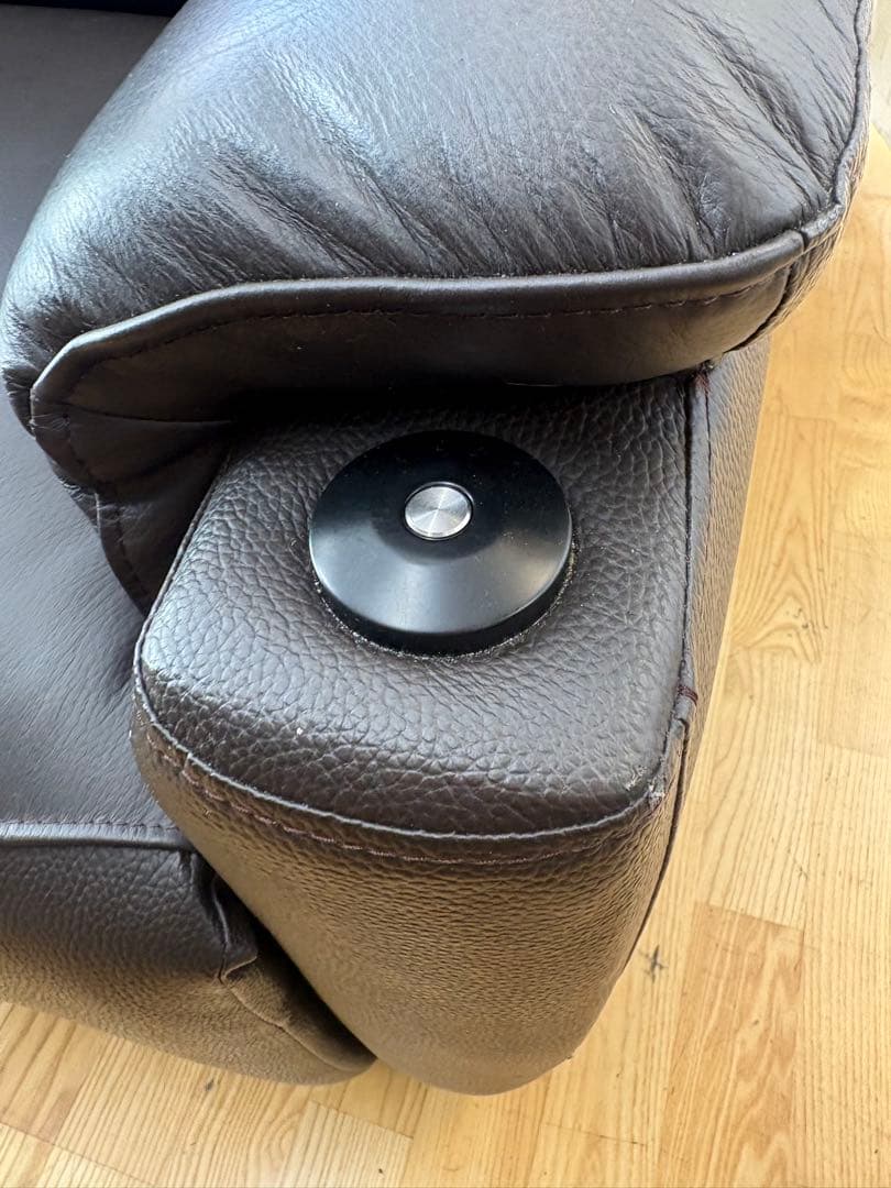 M070電動リクライニングソファ 1600mm幅 ダークブラウン