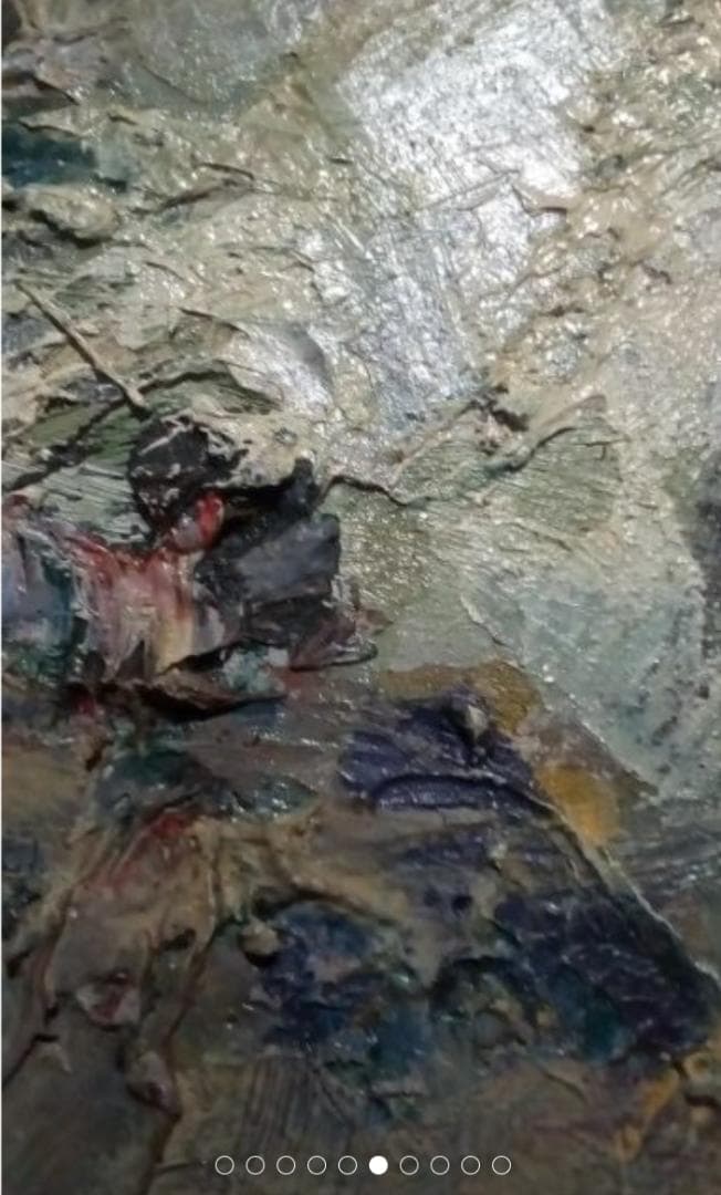 吉田民尚 伊豆の海 真作油彩4F1995年ぐらいに美術年鑑評価一号190万円