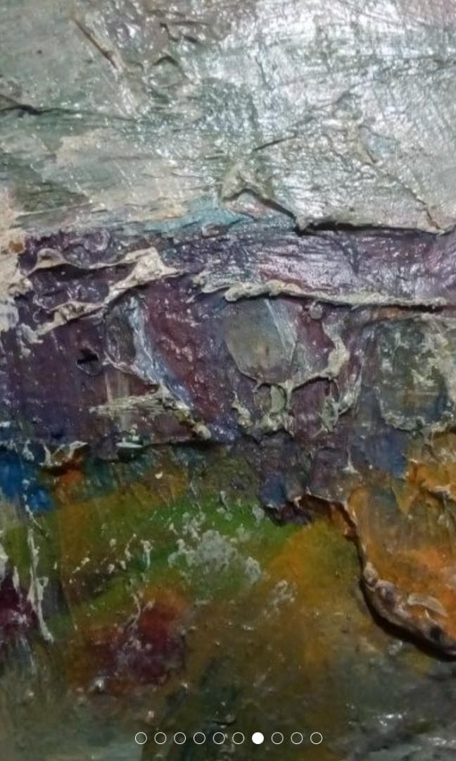 吉田民尚 伊豆の海 真作油彩4F1995年ぐらいに美術年鑑評価一号190万円