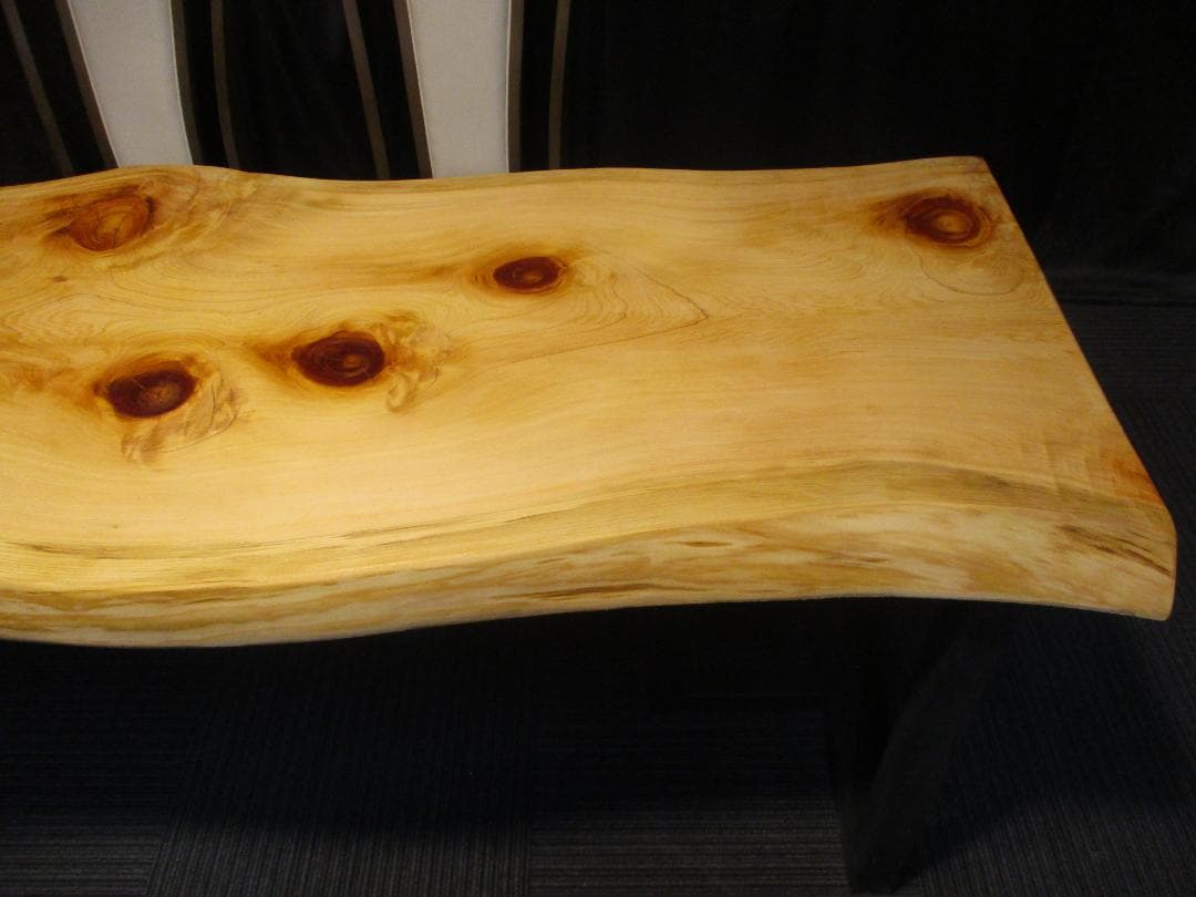 # 890■　檜　ヒノキ　テーブル　ローテーブル　ダイニング　カウンター　一枚板