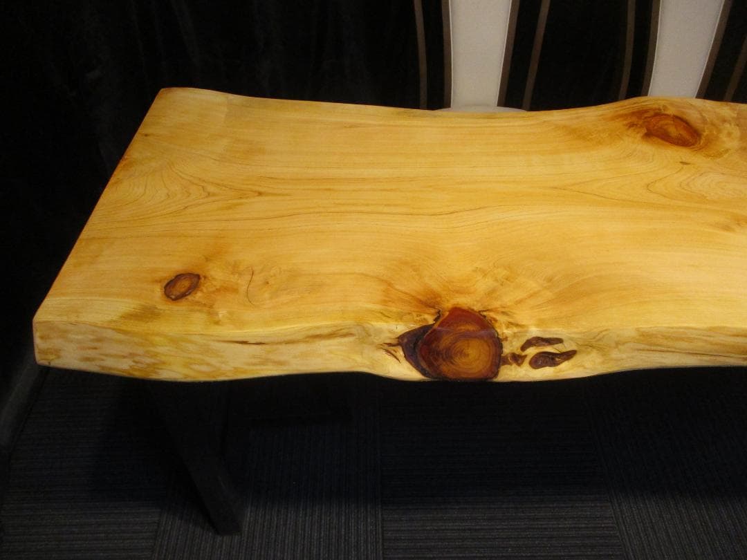 # 890■　檜　ヒノキ　テーブル　ローテーブル　ダイニング　カウンター　一枚板