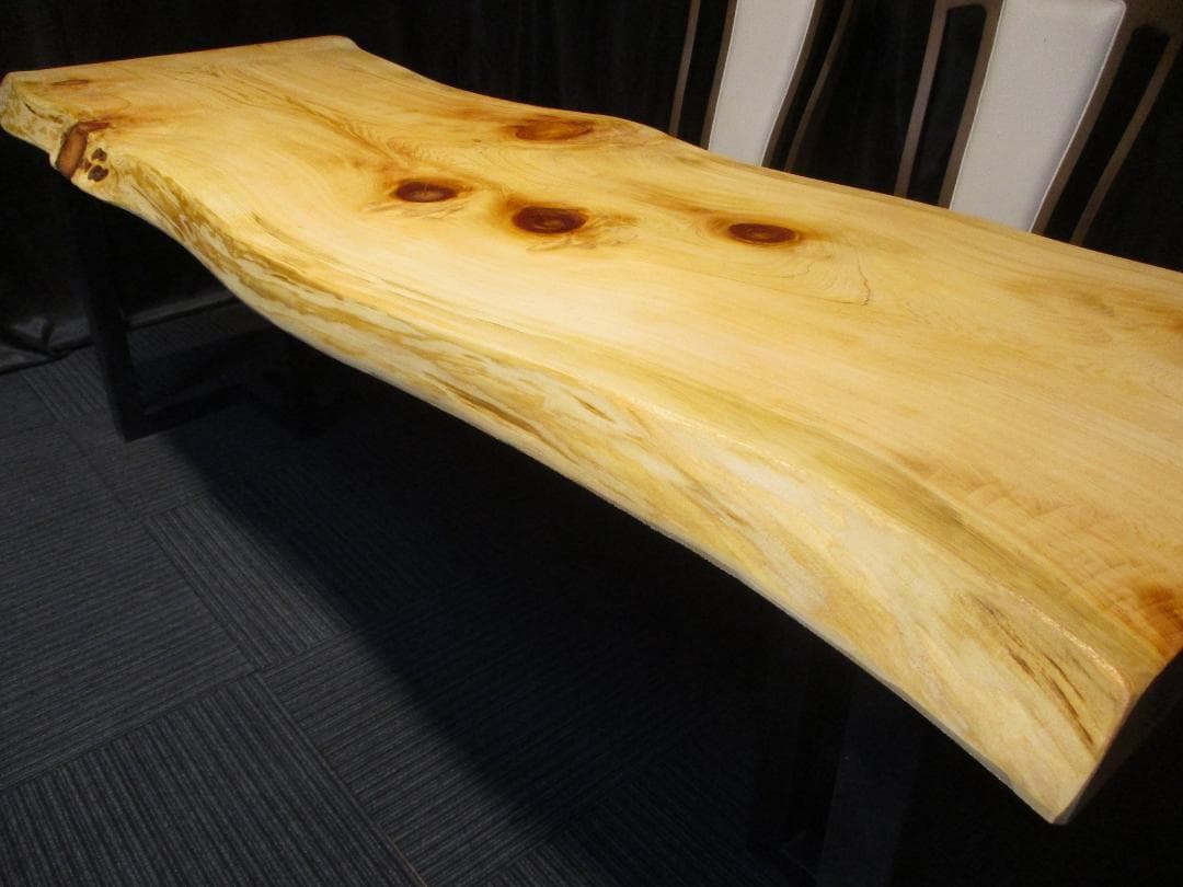 # 890■　檜　ヒノキ　テーブル　ローテーブル　ダイニング　カウンター　一枚板