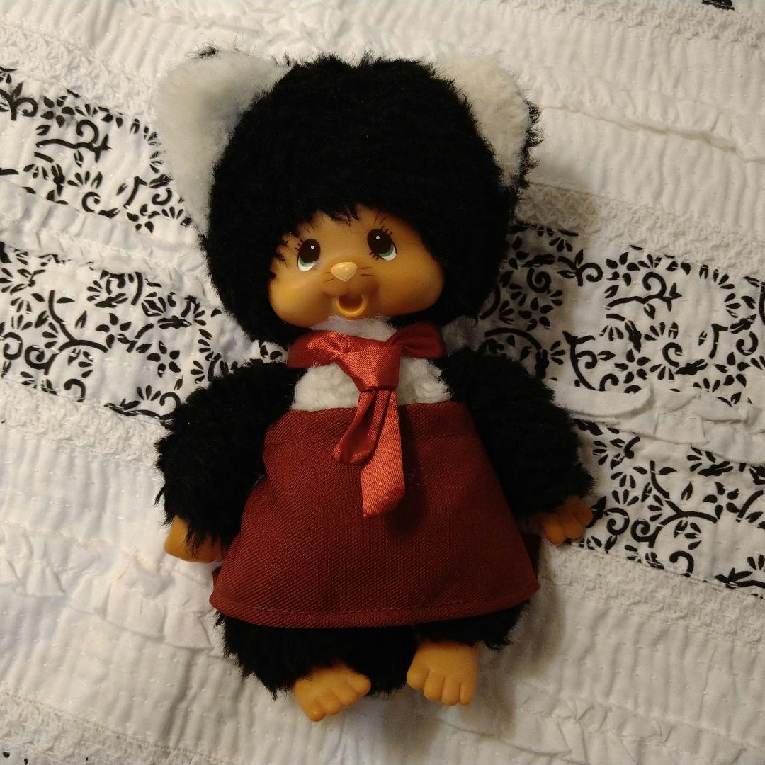 モンチッチ ネコのミンカ 黒白 セキグチ - メルカリ