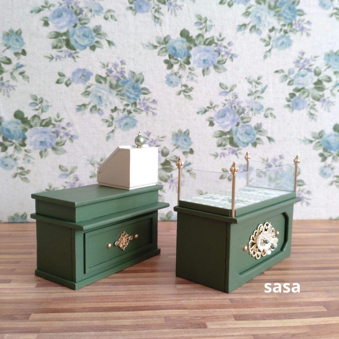 ミニチュア家具　喫茶店の家具セット