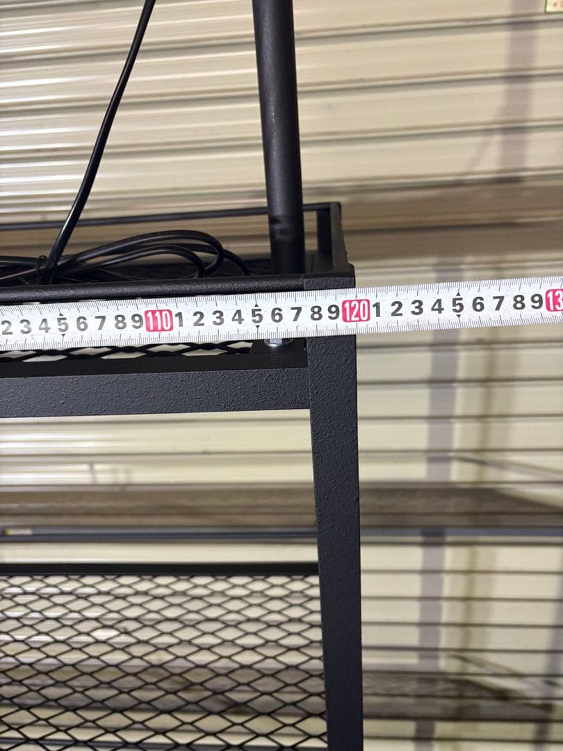 キャスター付植物棚　アイアン棚　パキプス　アイアンシェルフ　アガベ　育成ライト