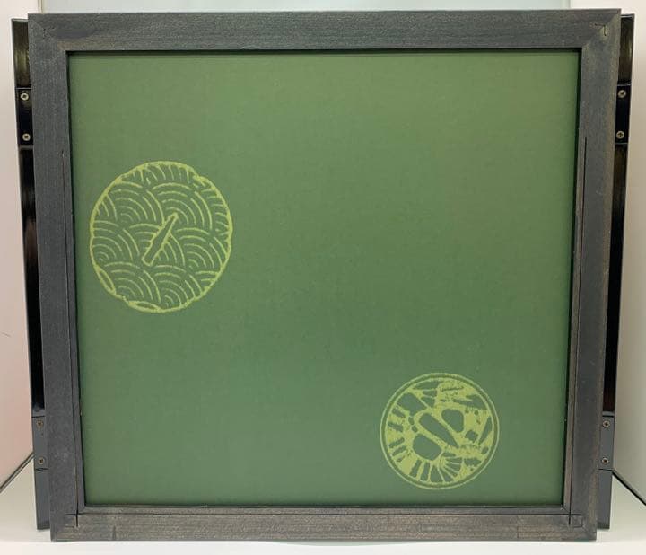 御屏風　12号　五月三曲枠屏風　新箔押　BE0223 519512