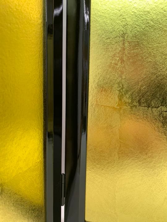 御屏風　12号　五月三曲枠屏風　新箔押　BE0223 519512