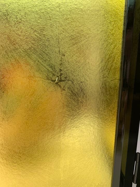 御屏風　12号　五月三曲枠屏風　新箔押　BE0223 519512