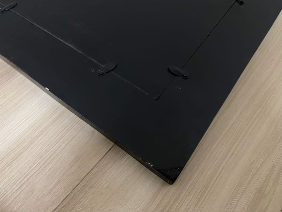 【希少品】ボーン・インレイ鏡　壁掛けミラー　象嵌　一点物　※最終値下げ