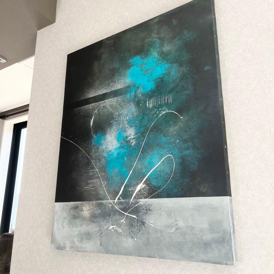 外箱額付き＊虹に向かう天使たちの群れvol.3＊額装油絵＊原画