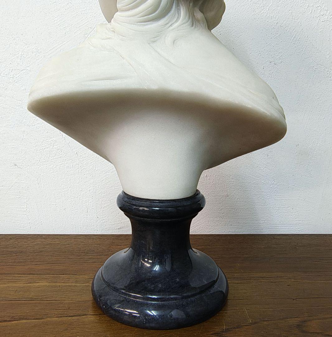 西洋彫刻 大理石 胸像 石像 少女 オブジェ